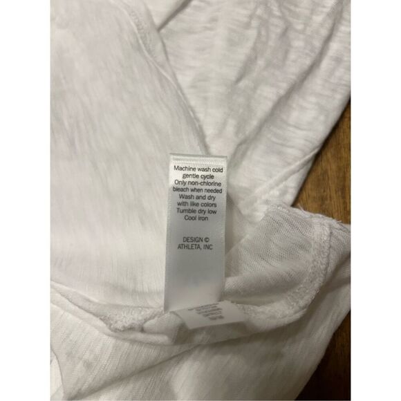Women's Athleta solid white tank size Small White - Picture 7 of 9